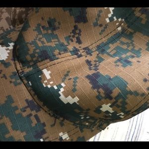 True 3 new with tags digital camo polyester caps